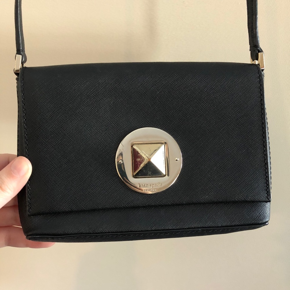 Kate Spade Black Newbury Lane Sally Crossbody Purse - Picture 4 of 15